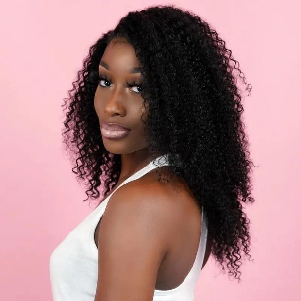 Kinky Curly 100% Human Hair Bundles Private Label