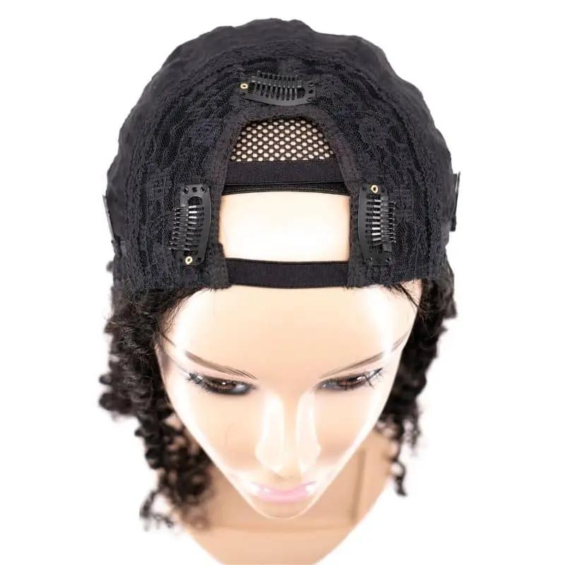 Kinky Curly U Part 100% Human Hair Wig Private Label