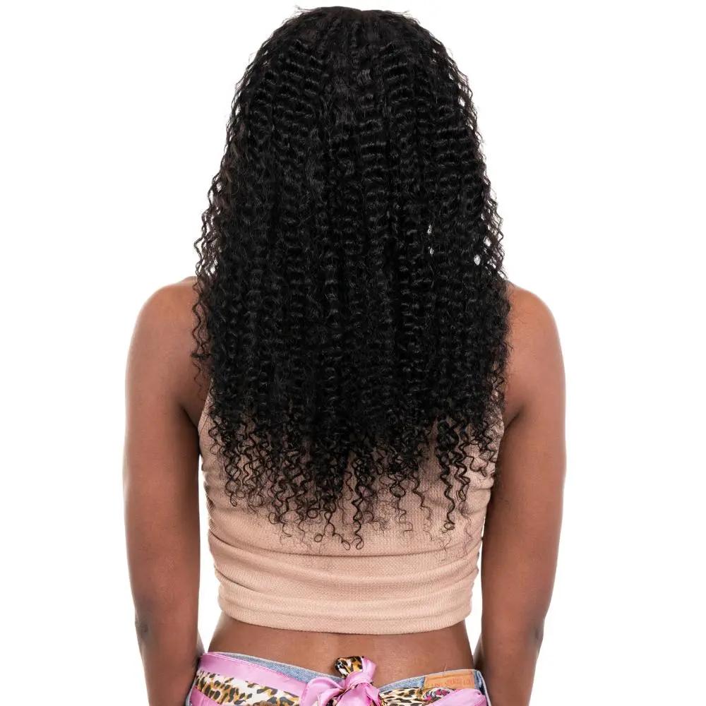 Kinky Curly U Part 100% Human Hair Wig Private Label