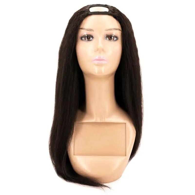 Kinky Straight U Part 100% Human Hair Wig Private Label
