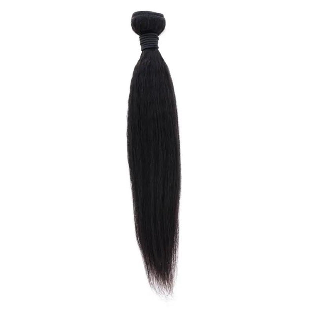 Kinky Straight 100% Human Hair Bundles The Hair Pusher