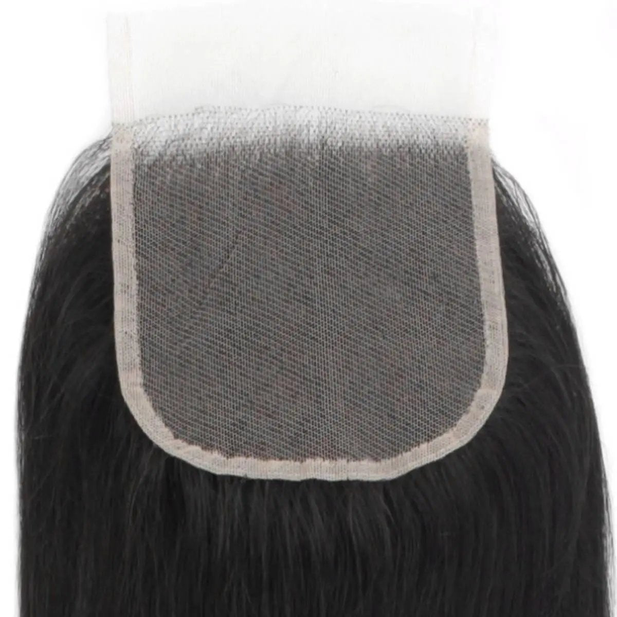 Brazilian Silky Straight 4x4 Transparent Lace Human Hair Closure Private Label