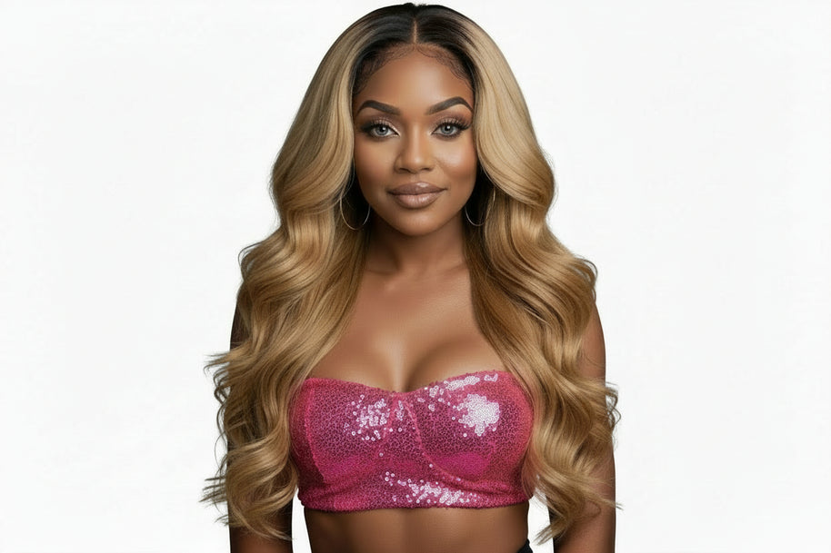 Honey Blonde Body Wave 100% Human Hair Bundles Private Label