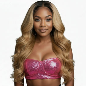 Honey Blonde Body Wave 100% Human Hair Bundles Private Label