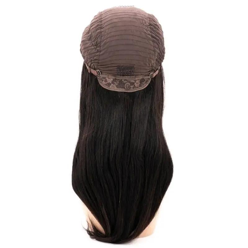 Straight 4x4 Transparent Lace 100% Human Hair Closure Wig Private Label