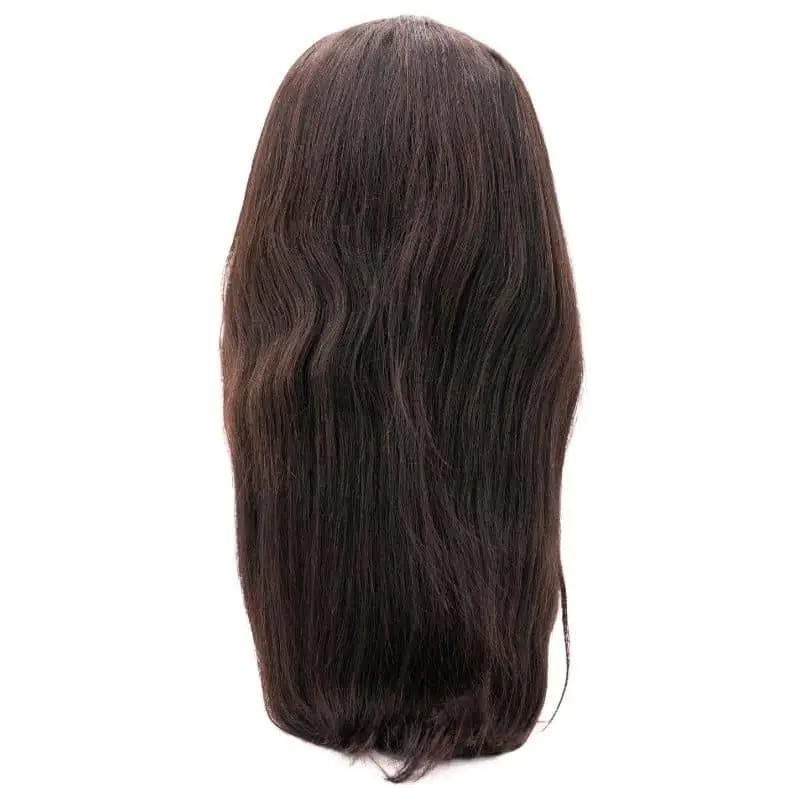 Straight 4x4 Transparent Lace 100% Human Hair Closure Wig Private Label