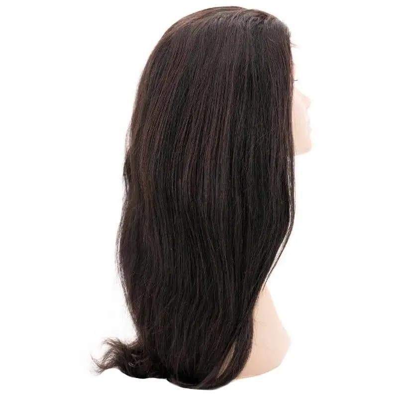 Straight 4x4 Transparent Lace 100% Human Hair Closure Wig Private Label