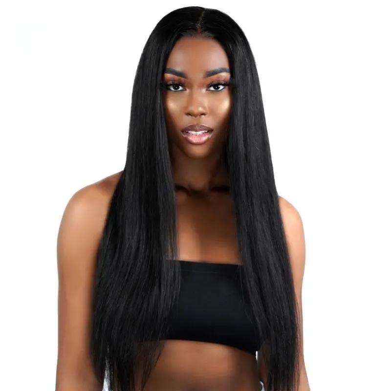 Straight 13x4 Transparent Lace Front Human Hair Wig Private Label