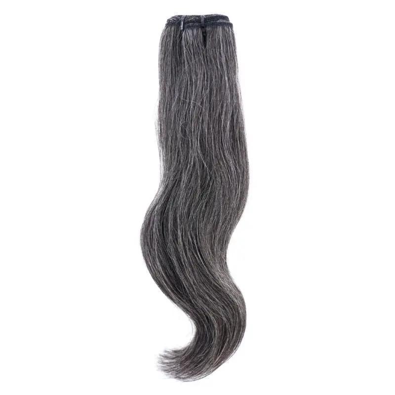 Raw Vietnamese Natural Gray 100% Human Hair Bundles The Hair Pusher