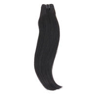 Vietnamese straight human hair extension bundle from THE HAIR PUSHER PREMIUM LUXE HAIR, showcasing smooth, natural straight hair.