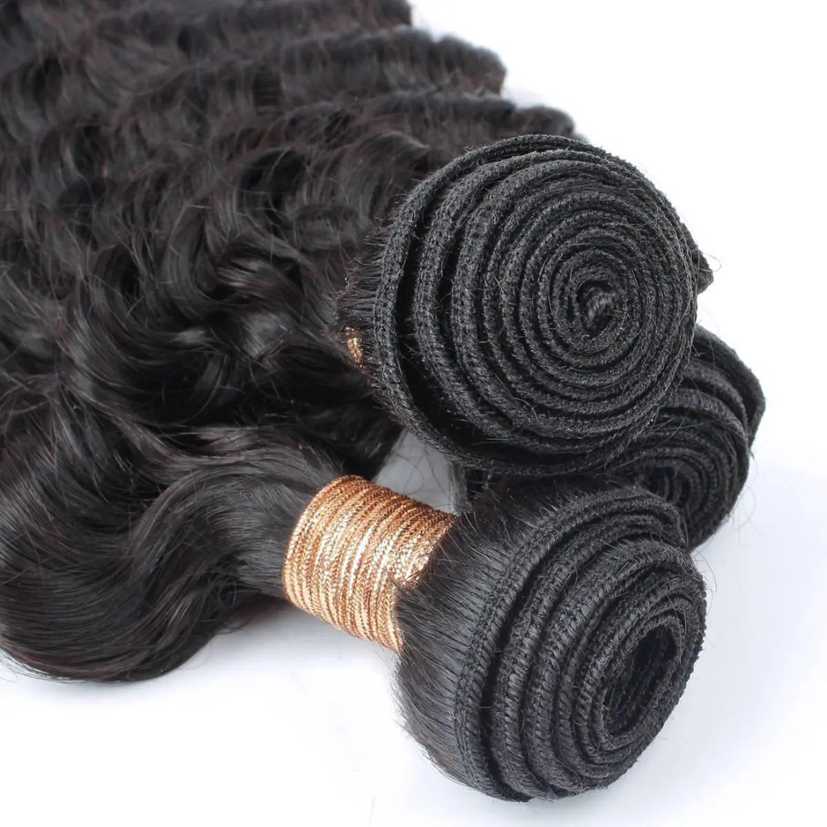 Deep Wave 100% Human Hair Bundles Private Label